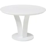 vente-unique VIALETA Ø 120 cm weiß