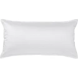 Kissenbezug CURT BAUER "Bente", gelb (shadow), B:80cm L:40cm, Mako-Brokat-Satin, Obermaterial: 100% Baumwolle, Kissenbezüge, Erscheinungsbild einer Mélange