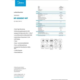 Midea DF-20DEN7-WF