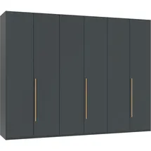 WIMEX Drehtürenschrank London 270 x 208 x 58 cm Schwarz