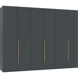 WIMEX Drehtürenschrank London 270 x 208 x 58 cm Schwarz