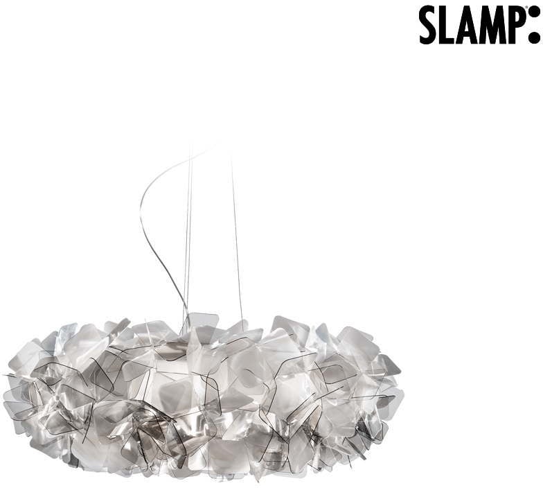 SLAMP Pendelleuchte CLIZIA FUMÉ, MEDIUM, Ø 78cm, mit Magnetic System®, 4x E27, Rauch SLA-CLISL00FUM01T00000EU