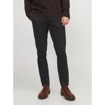 JACK & JONES Chinohose JPSTMARCO schmal schwarz 27