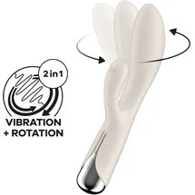 Satisfyer Spinning Rabbit 1, Vibrator - Weiss