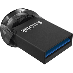 SanDisk Ultra Fit USB 3.1 32GB Schwarz (173486) USB-Stick - Schnelle Übertragung, 130MB/s Lesegeschwindigkeit