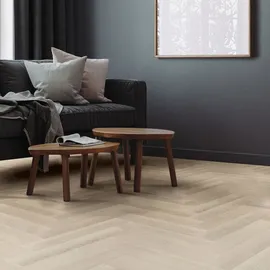 ML-Design Click Vinylboden, Fischgrät Eiche Hell Braun, Holzoptik, wasserfest, Belastungsklasse 34