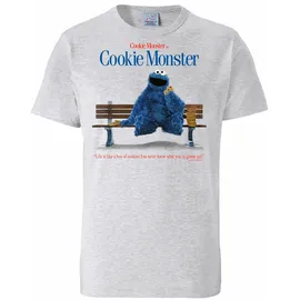 LOGOSHIRT Sesamstrasse Krümelmonster grau 5XL