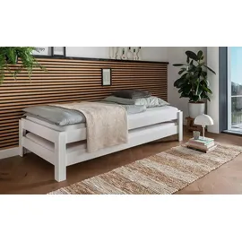 Massivholz Denver II 98 x 24 cm Weiß