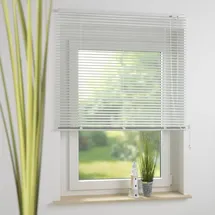 LIEDECO Aluminium-Jalousie 40 x 220 cm weiß