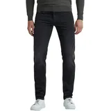 PME Legend Herren Jeans NIGHTFLIGHT Regular Fit Real Schwarz Rbd Normaler Bund Reißverschluss W 33 L 36