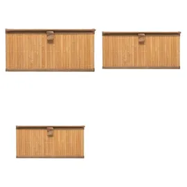 5five simply smart Simply Smart Aufbewahrungsbox 16 cm x 32,8 cm x 25,5 cm 3-tlg. braun