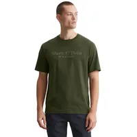 Marc O'Polo T-Shirt mit tonigem Label-Print vorne Marc O'Polo