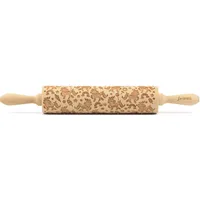 Folkroll Teigroller FOLKROLL "3D-Motiv-Teigrolle", braun, L:43cm, Buchenholz, Teigroller, Einhorn