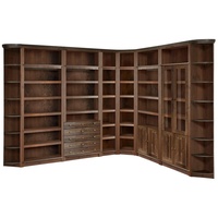 Home Affaire Bücherregal »Soeren«, aus massiver Kiefer, in 2 Höhen, Tiefe 29 cm, mit viel Stauraum, braun