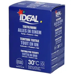 Ideal® Textilfarbe Kobaltblau Alles in Einem für Waschmaschinen
