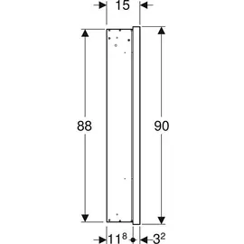 Geberit ONE 60 cm schwarz
