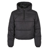 URBAN CLASSICS Winterjacke Damen Ladies Puffer Pull Over Jacket (1-St) schwarz S