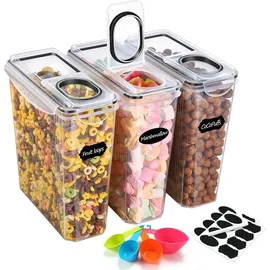 yashe Frischhaltedose transparent 5,3 l 4-teiliges Set