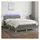vidaXL Boxspringbett 140 x 200 cm Dunkelgrau