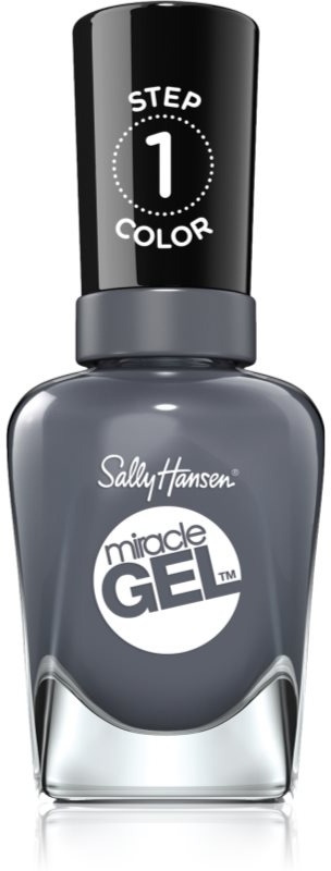 Sally Hansen Miracle GelTM Gel-Lack für Fingernägel - keine UV/LED Lampe erforderlich Farbton 285 Slate-R-Girl 14,7 ml