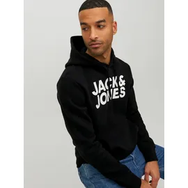JACK & JONES Hoodie bedruckt schwarz XS