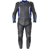 Gms GMS-Moto GR-1, Lederkombi 2tlg. - Schwarz/Blau/Weiß - 56