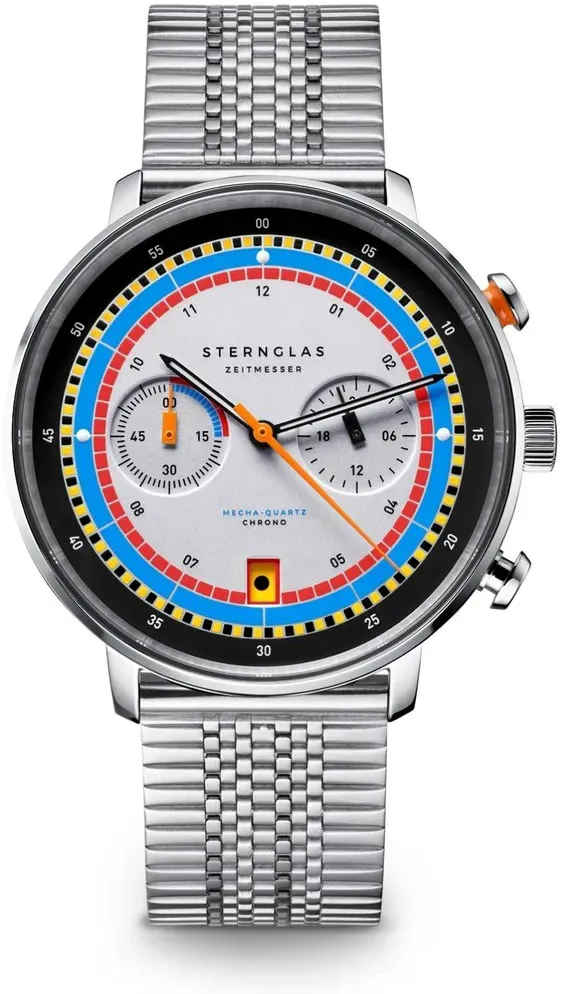 STERNGLAS - HAMBURG CHRONO - Regatta - superslim metallarmband / 42mm