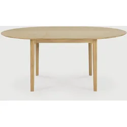 Ethnicraft Bok Ausziehbarer Indoor Tisch Rund - Natur