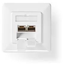Nedis Netzwerk-Wanddose Unterputz 2-Port CAT7
