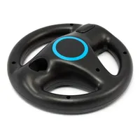 1x Nintendo Wii Lenkrad schwarz black Mario Kart Controller Zubehör Wheel - NEU