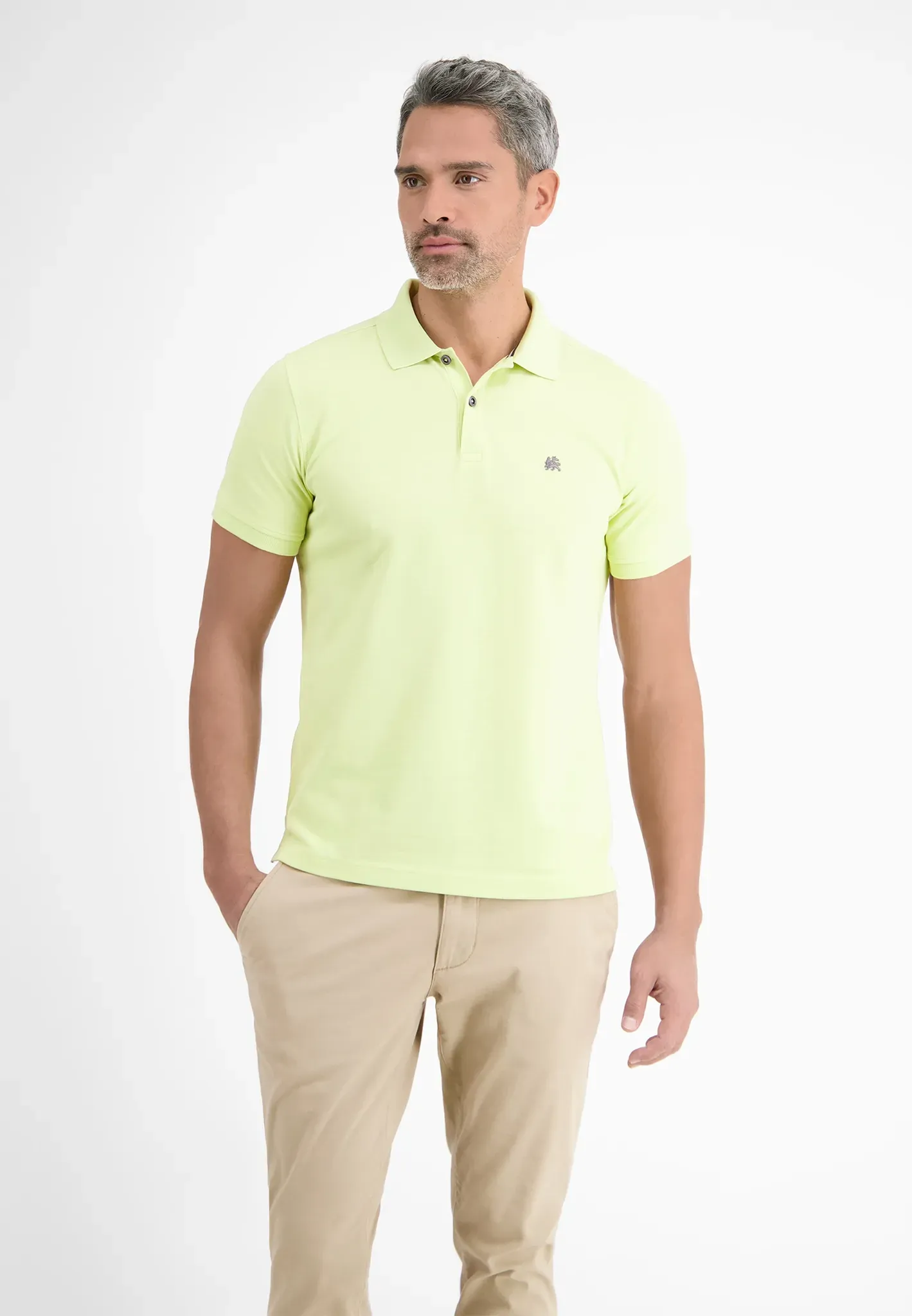 LERROS Poloshirt »LERROS« Lerros LEMONGRASS S