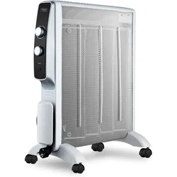 Trebs 99400 - Mobile Micathermische Heizung mit Rollen - Weiß