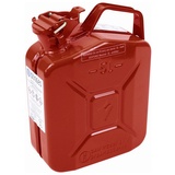 Dönges Stahlblech-Benzinkanister, 5 l, rot