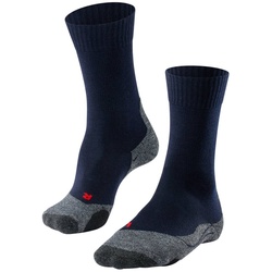FALKE Herren Socken - Trekking Socken TK2, Polsterung, Merino-Wollmix Dunkelblau 44-45