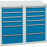 Schubladenschrank STS2 900x1000x500 7035/5012 7112678