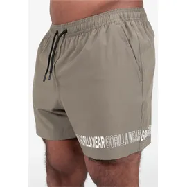 Gorilla Wear Badeshorts Armee Grün S
