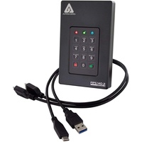 Apricorn Aegis Portable 3.0 1TB Kabelgebunden USB 2.0 Rot