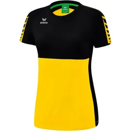Erima Six Wings Trainingsshirt Damen gelb/schwarz 38