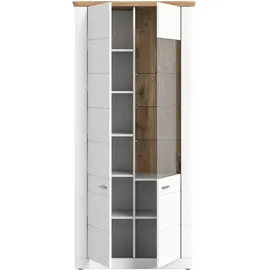 xonox.home Vitrine MODERN TIMES 94 x 37 x 205 cm Weiß
