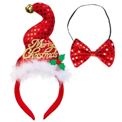 Mütze & Fliege Weihnachtsset