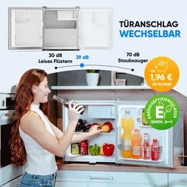 STILLSTERN Mini Kühlschrank 45 l 850 mm hoch