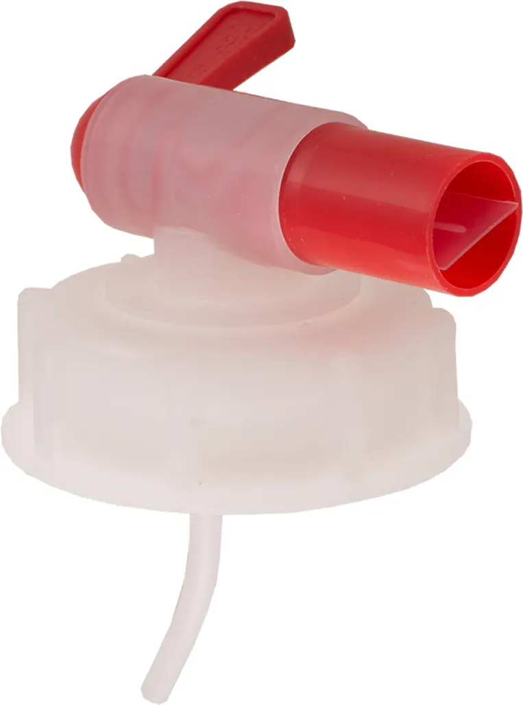 Robinet rouge bidon de 20L DIN 60