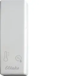 Eltako 30000559 Funk-Temperatur-Feuchtesensor, reinweiß glänzend FTFB-wg
