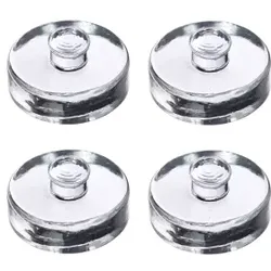 WESTMARK Fermentiergewichte, 4-teilig, Gewichte aus massivem Glas und einem fassendem Knauf für die einfache Handhabung, 1 Set = 4 Gewichte, Ø 7 cm