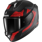 Shark Skwal i3 Rhad Integralhelm - Matt-Schwarz/Rot / XS