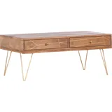 GUTMANN FACTORY »Scan«, Hairpin Beine, moderner Couchtisch aus Massivholz Mango oder Akazie
