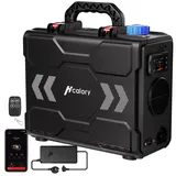HCALORY 8kW Tragbare Diesel Luftheizung, 220-240V AC & 12/24V DC Upgrade Toolbox Diesel Standheizung mit Bluetooth APP & Adapter, Diesel Heizung für Auto, LKW, Camping