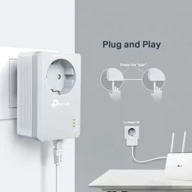 TP-Link AV500 Powerline Adapter Starter Kit TL-PA4010PKIT 500 Mbps 2 Adapter
