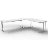 Theo Kerkmann Büromöbelfabrik GmbH & Co. KG ARTLINE Winkelkombination 240x240 cm Weiß - Weiß
