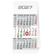 Adina Dreimonatskalender 2026 Weiß